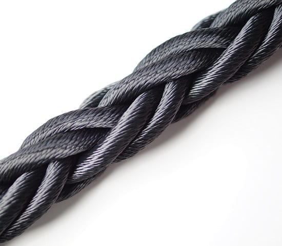 Koe kralen Medaille Polyester touw 8-strengs, Ocean8 | Touwbestellen.nl